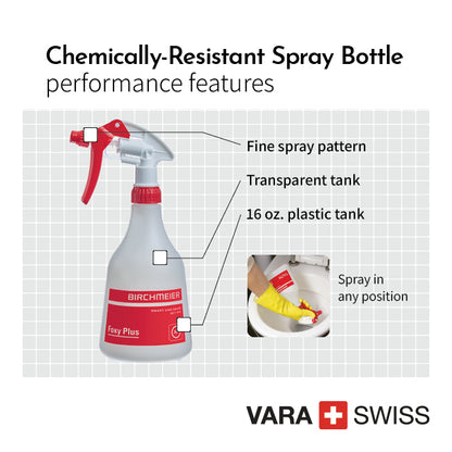 Swiss Made Chemically Resistant Spray Bottle